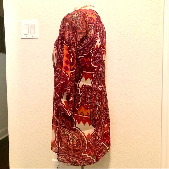 CABi Paisley Print Kimono Top SZ Medium - Picture 11 of 11